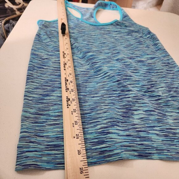 Womens Racerback Athletic Tank Top Small By Academy Ltd Shirt Blue Green - Picture 9 of 11
